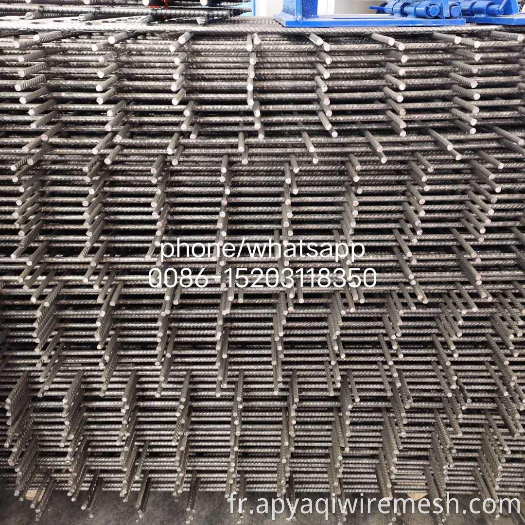 SL82 Renfort Mesh Steel Rebar Concrement d'arrachement Wire Mesh Construction de construction